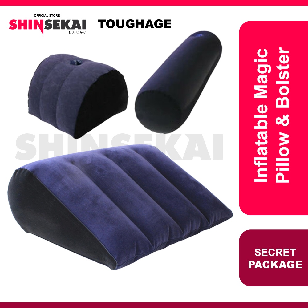 TOUGHAGE Inflatable Triangle Bolster Curve Multifunctional Magic Pillow