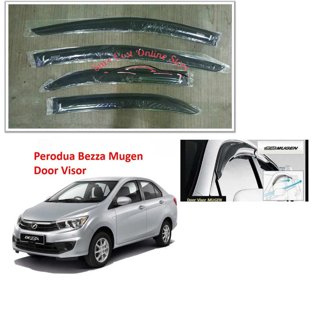 Perodua Bezza Mugen Door Visor 3 INCH | Shopee Malaysia