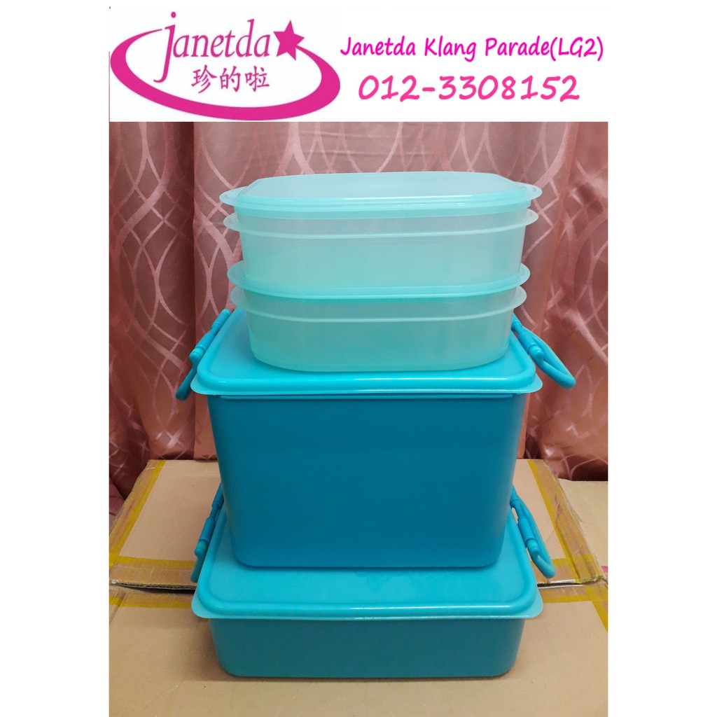 💫Tupperware Brands Turquoise Color Level Set💫 | Shopee Malaysia