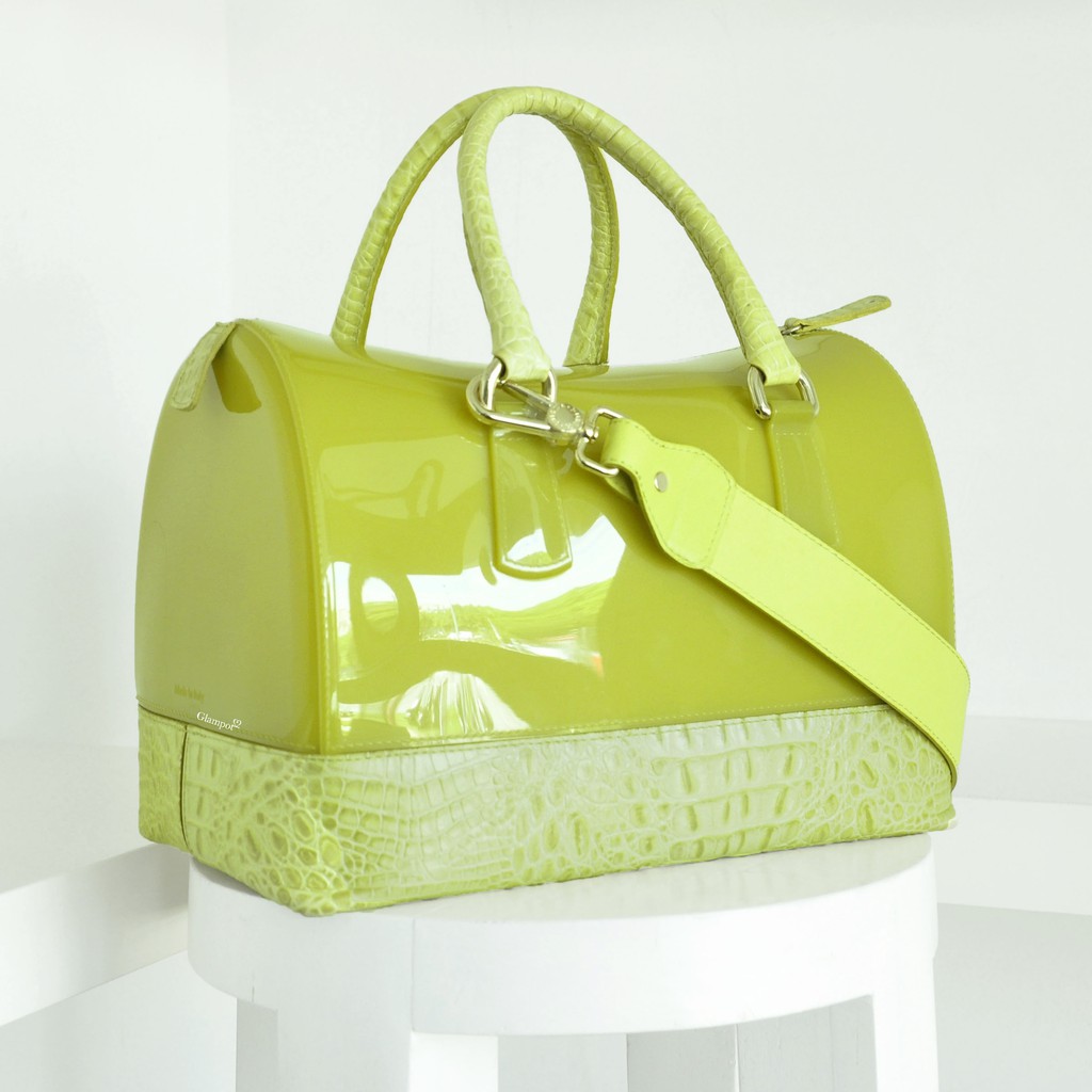 Furla lime best sale green bag