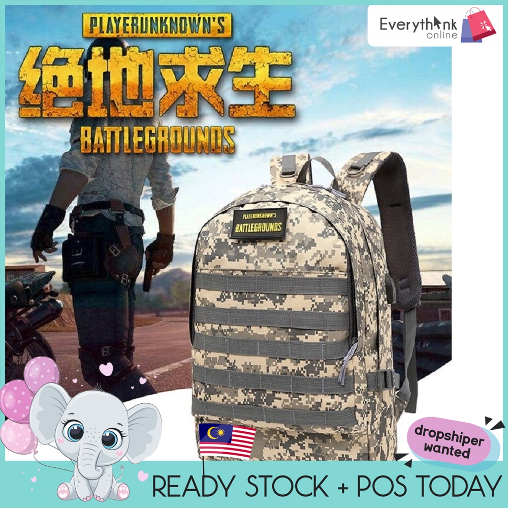 EVON PREMIUM BG005 BACKPACK PUBG MOBILE SCHOOL BAG TEENAGER LADIES