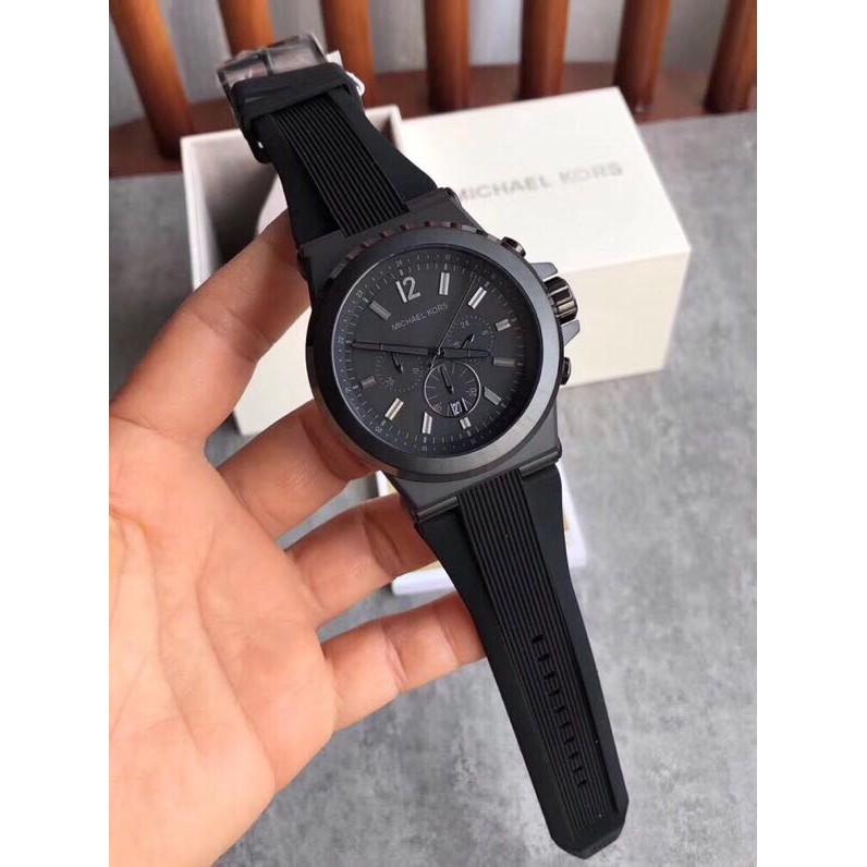 Original Michael Kors MK men watch MK8152 45mm dial Silicone strap Shopee Malaysia