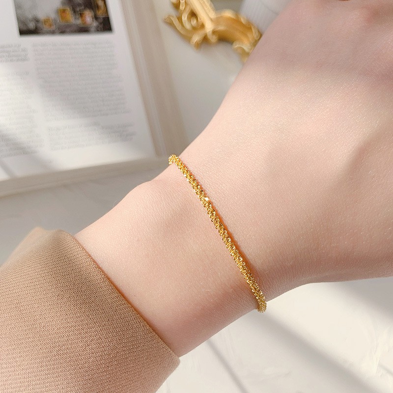 Minimal gold bracelet deals