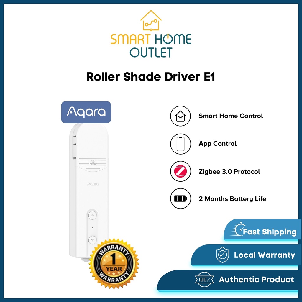 SHO Aqara Roller Shade Driver E1 Zigbee 3.0 Easy Installation Wide