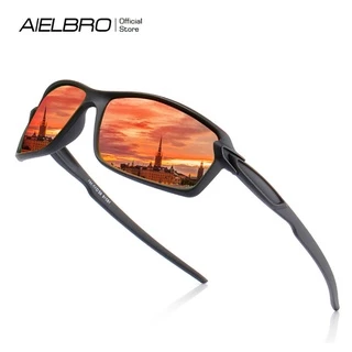 Men‘s Polarized Fishing Sunglasses Sport Red Lens See Fish Float UV400  Glasses 