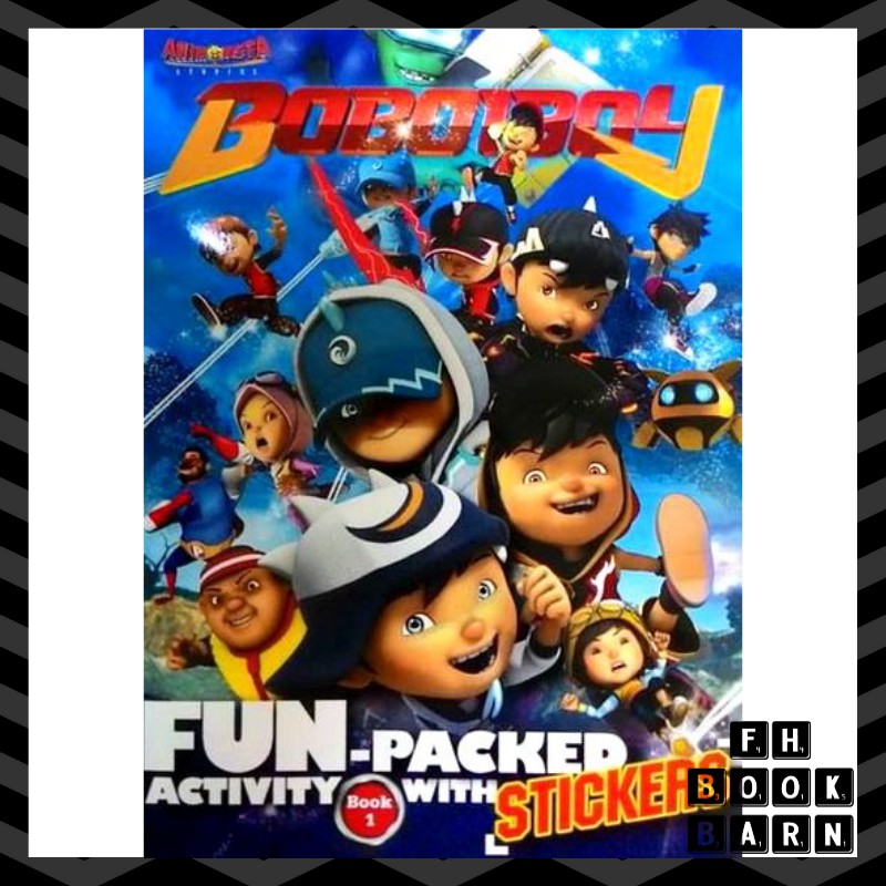 Boboiboy: Fun-Packed Activity with Stickers Book 1 | Shopee Malaysia