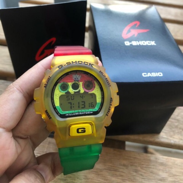 G shock deals rasta custom