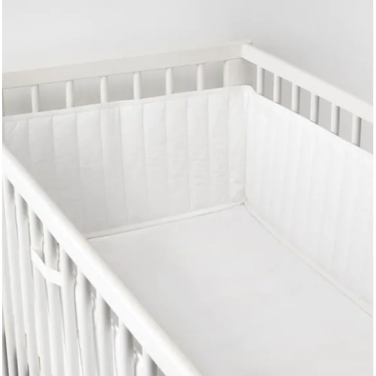 LEN Cot Bumper pad / Cot Safety Pad , white, 60x120 cm Shopee Malaysia