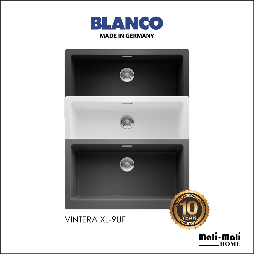 BLANCO VINTERA XL9-UF SILGRANITE KITCHEN SINK COMPLETE WITH INFINO ...