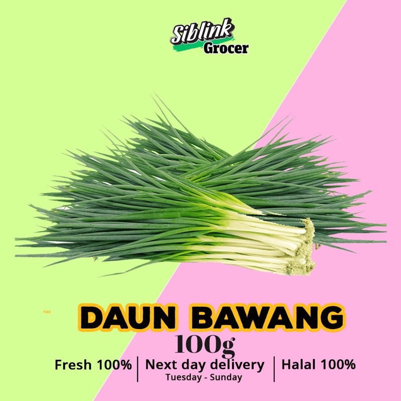 Fresh Daun Bawang |Spring Onion| Harga Pasar Borong 100g SAYURAN SEGAR ...