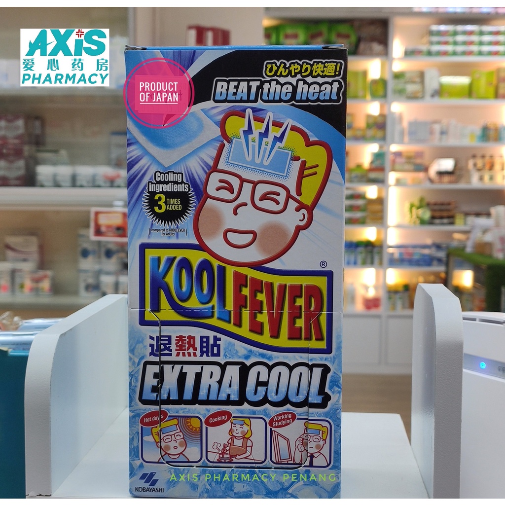 KOOL FEVER EXTRA COOL 3 TIMES ADDED COOLING INGREDIENTS 'BEATTEHHEAT
