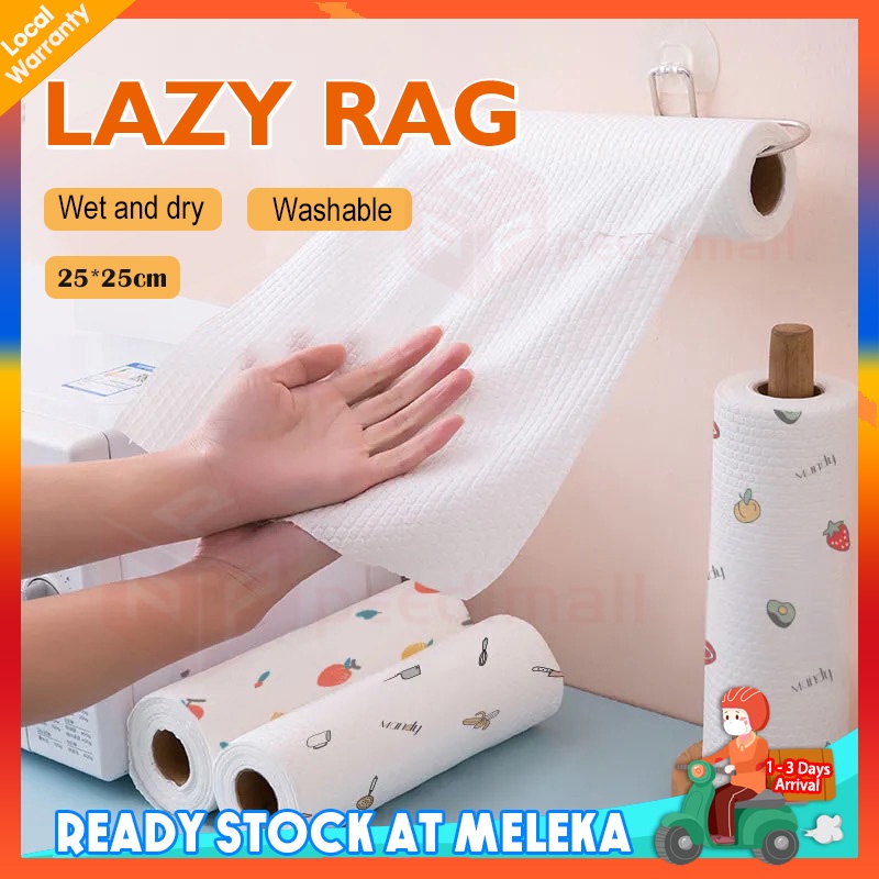 Dish Paper Lazy Rag Cleaning Cloths Lazy Rags Dry Washable Disposable ...