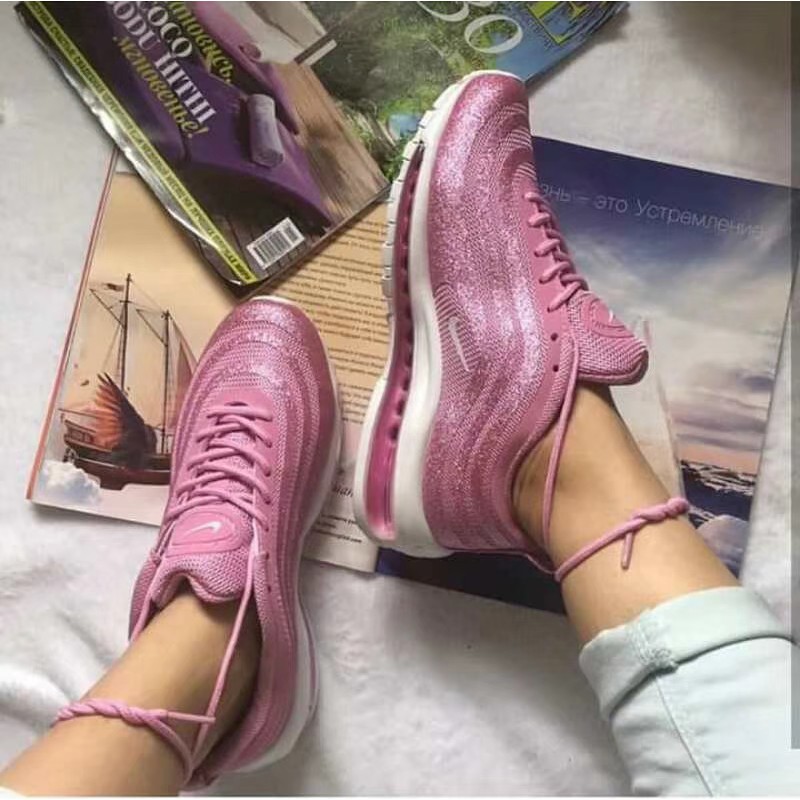 Glitter pink air max 97 sale