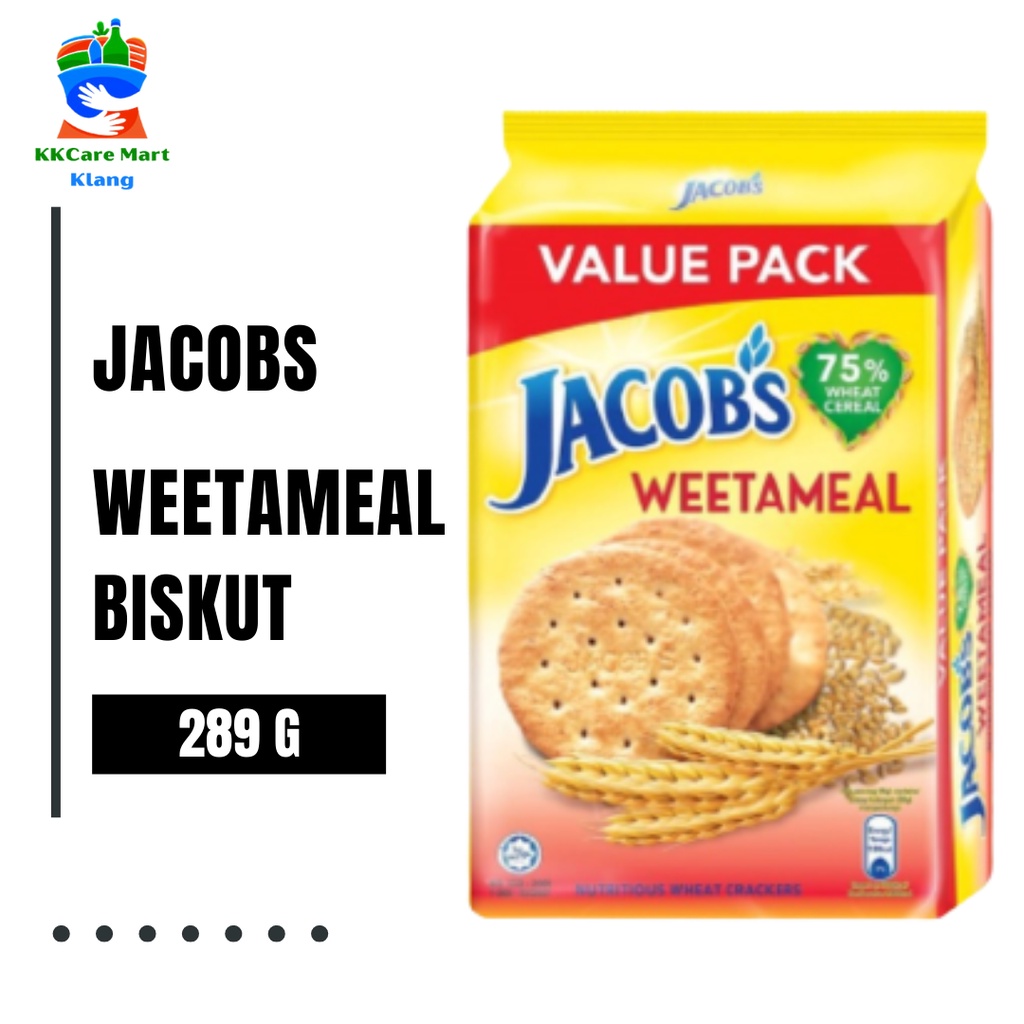 Jacobs Nutrious Wheat Crackers Biskut 289g