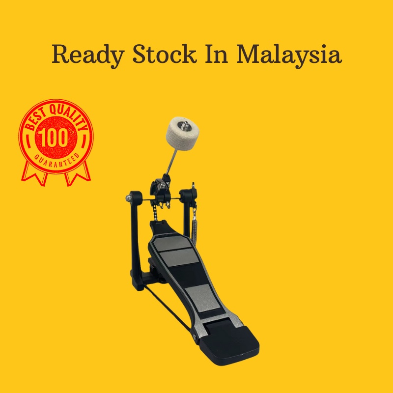 [ Ready Stock ] Single Bass Drum Pedal Heavy Duty for Acoustic or Electronic Drum Kit Set