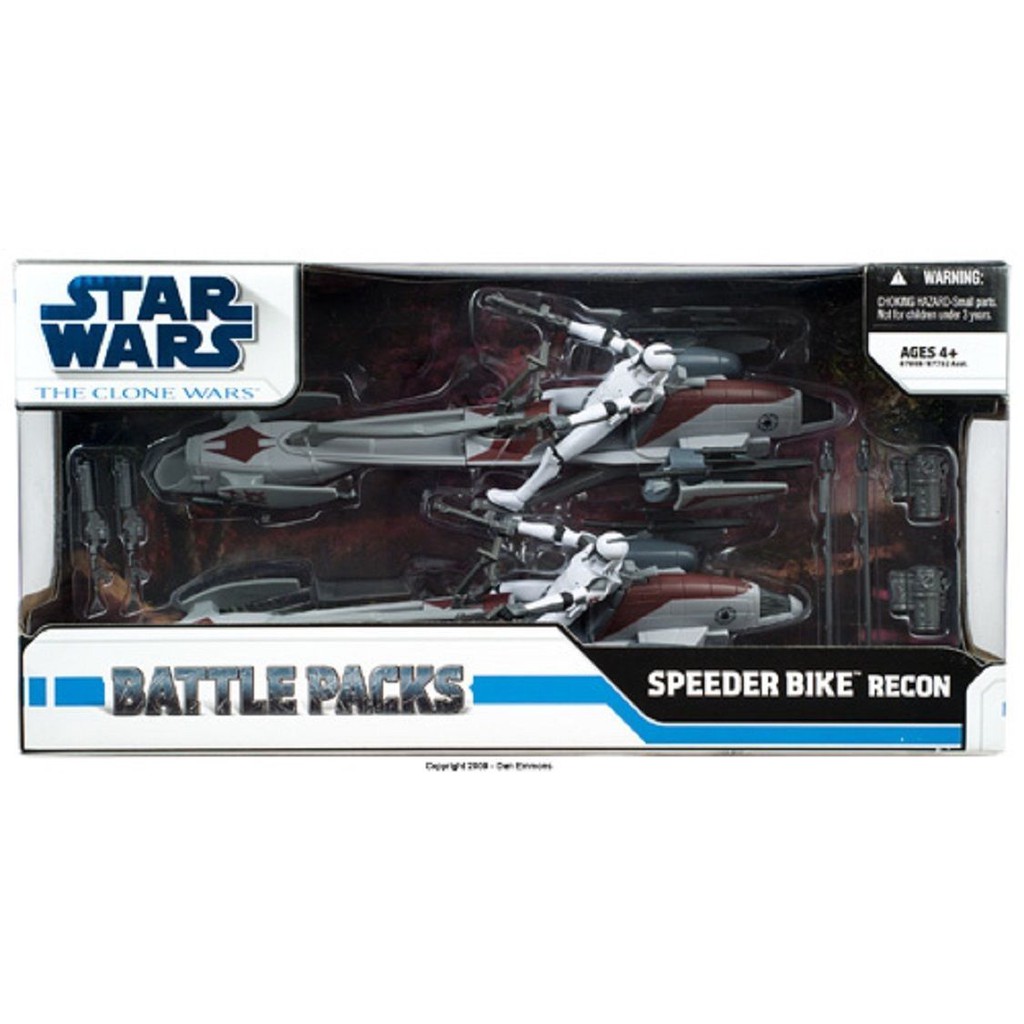 Star Wars 3.75 Inch Scale Battle Pack - Episode V: Hoth Speeder Bike Patrol  Hasbro Action Figure