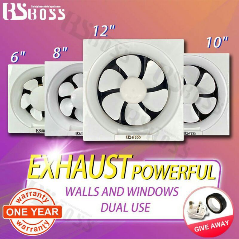 Exhaust Fan Ventilator Air ejector fan | Shopee Malaysia