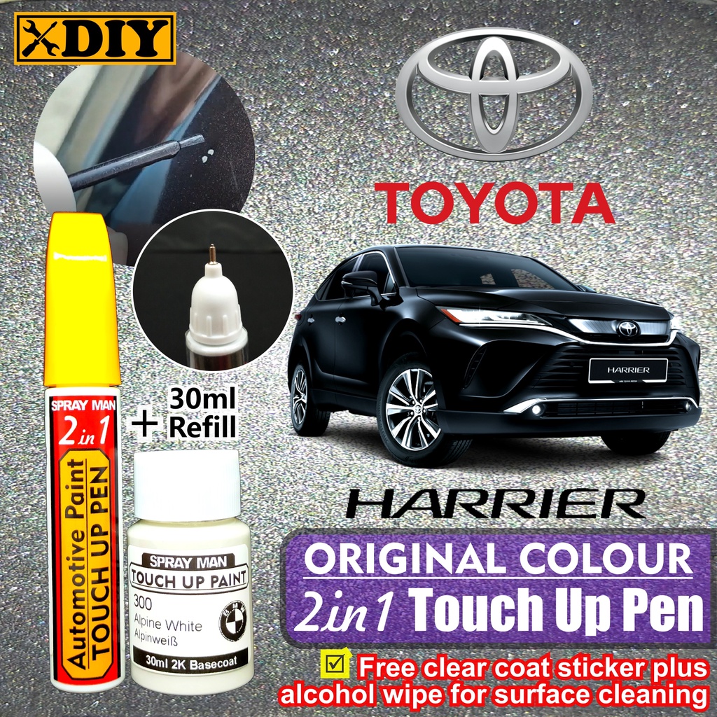 Toyota Harrier 2in1 Touch Up Pen Original Colour Automotive Paint ...