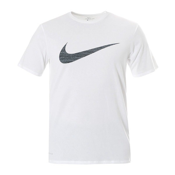 100 Original Nike Dri Fit Swoosh T Shirt White Shopee Malaysia