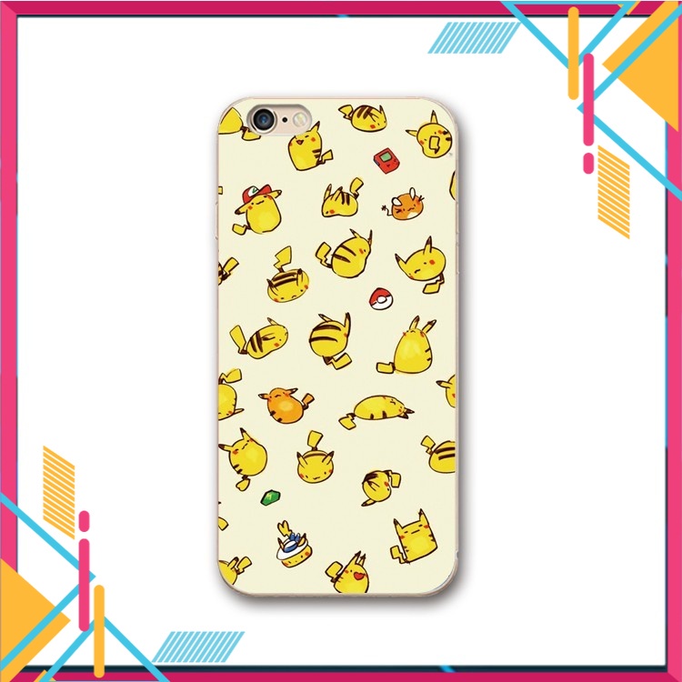 Cute Cartoon Pikachu iPhone 5S SE 6 6S 7 8 Plus X 12 mini 11 Pro Xs Max ...