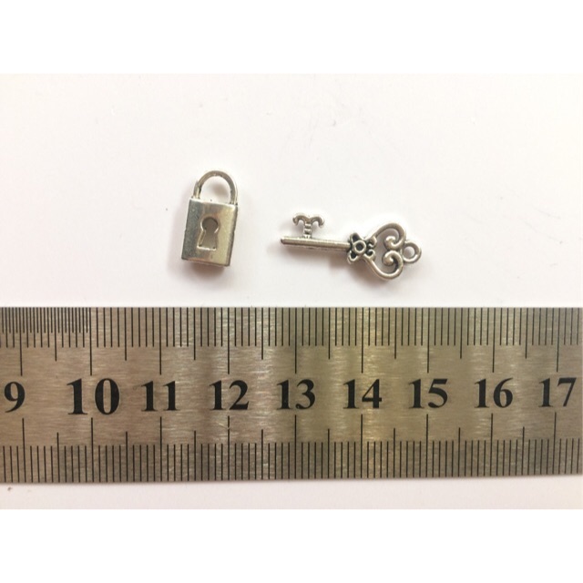 bag Silver lock key (heart lock) | Shopee Malaysia