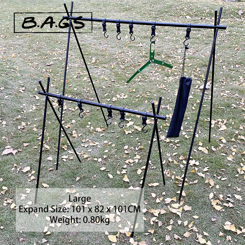 TheBags Outdoor Picnic Camping Travel Hiking Tripod Rack hanger ...