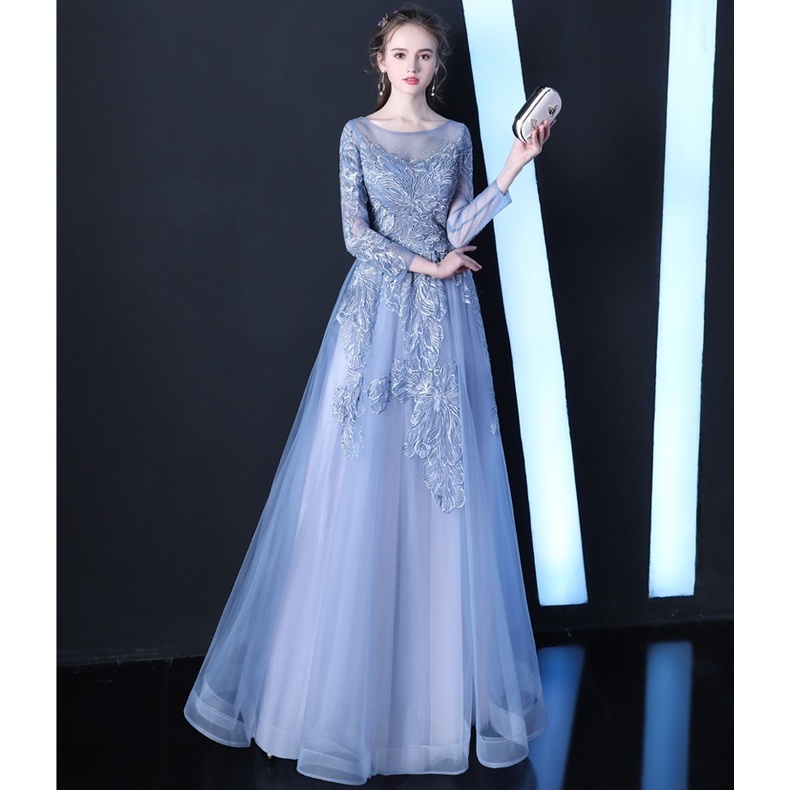 Buy wedding long sleeve dress Online With Best Price, Oct 2023 Shopee  Malaysia