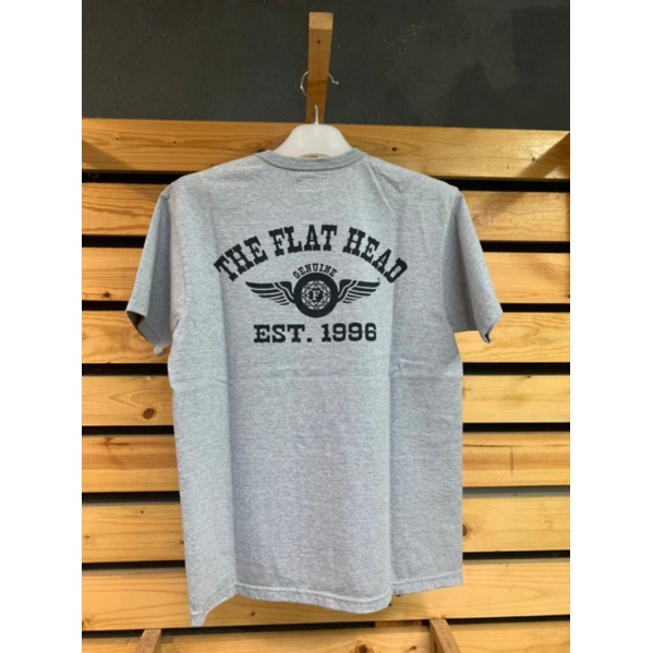THE FLATHEAD HEAVYWEIGHT LOOPWHEELED T SHIRT THC-002 THC-024