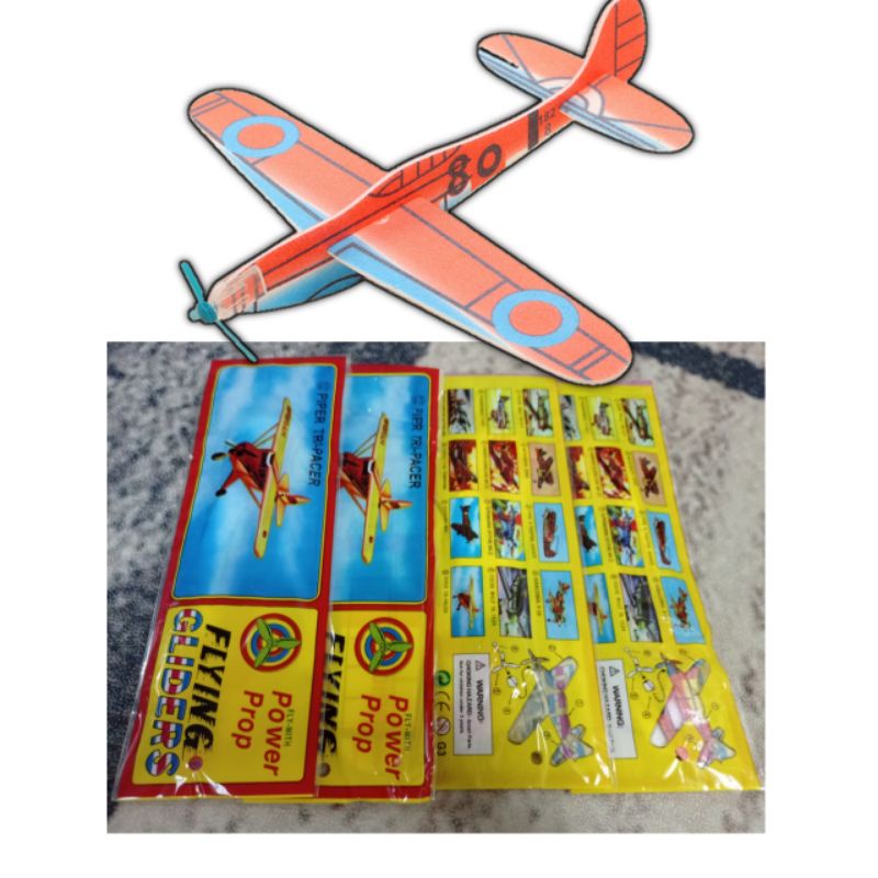 Mini Foam Handmade Throwing Flying Airplane Glider Childhood Memory Diy