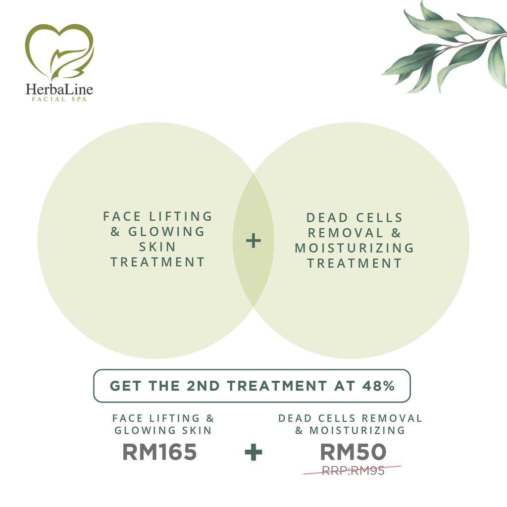 [Treatment Bundle] Herbaline Face Lifting & Glowing Skin Treatment