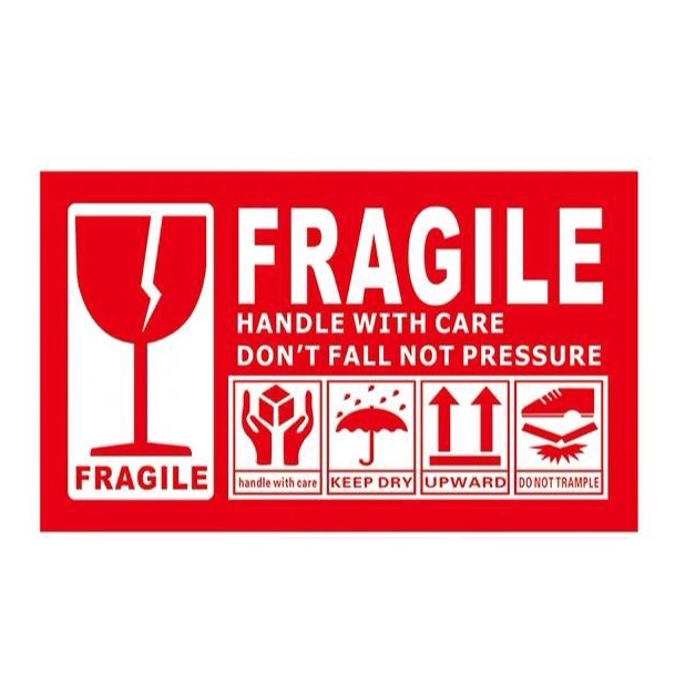 ADD ON For Fragile Sticker 1pcs For Warning Label For Fragile Items ...