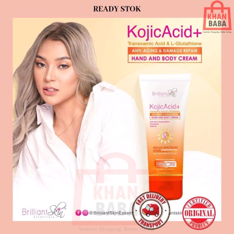 [KL Ready Stock] Kojic Acid + Tranexamic Acid & Glutathione Hand Body
