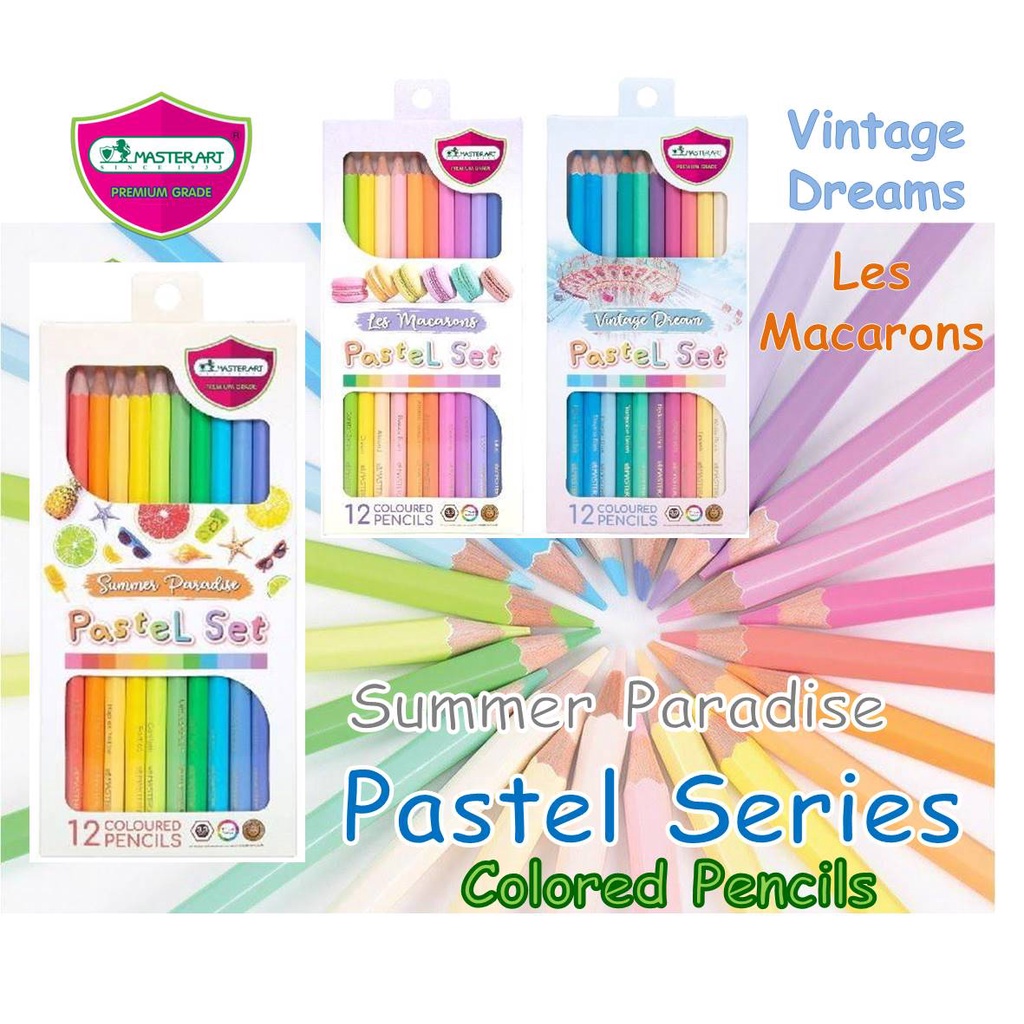 Masterart Master art Color Pencils Pastel Set Colored Pencils (Summer