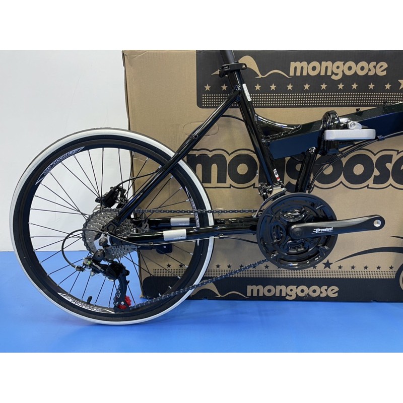 Mongoose folding bike 27 speed sale