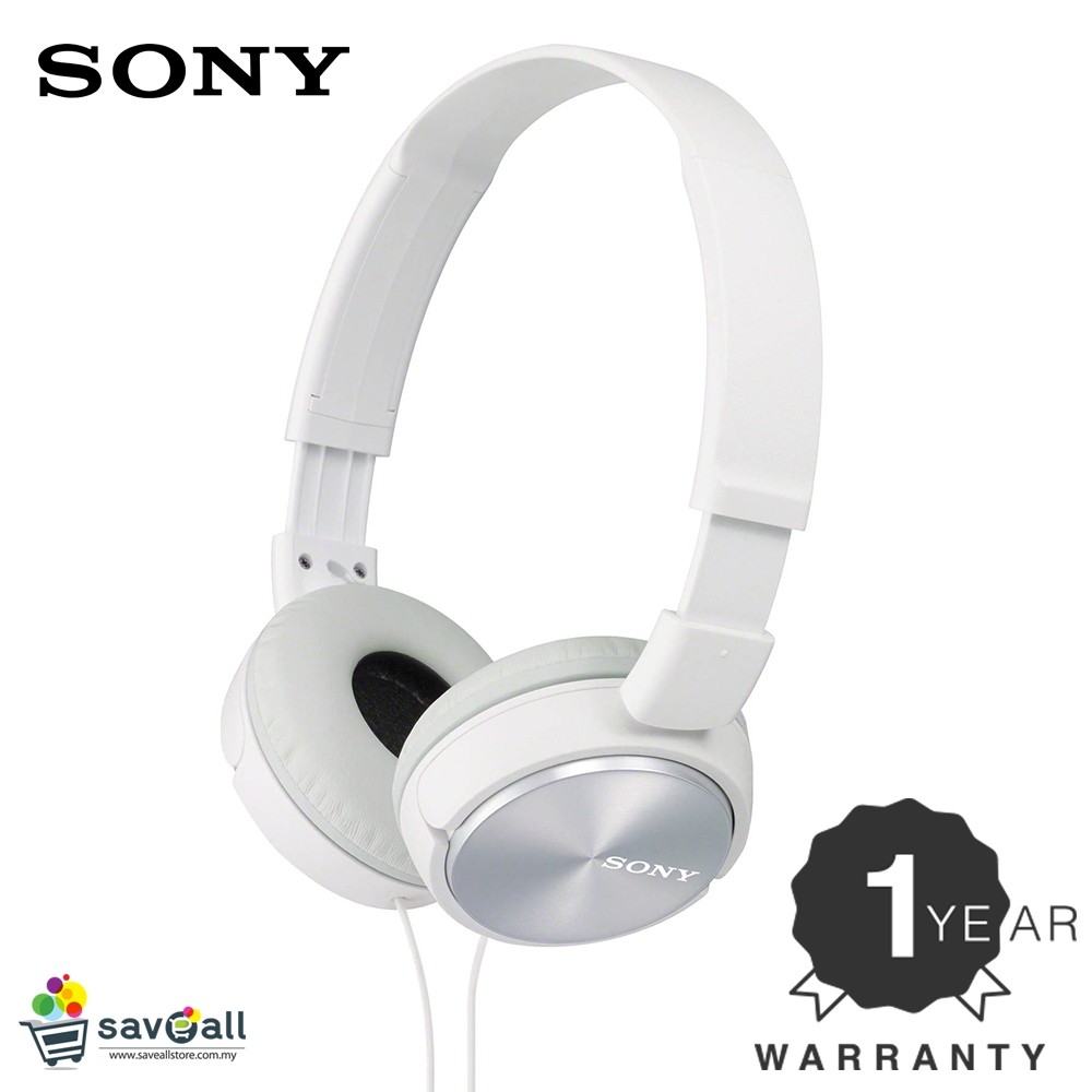 Sony Mdr Zx310 On Ear Wired Headphones White 1 Year Warranty Shopee Malaysia 5932