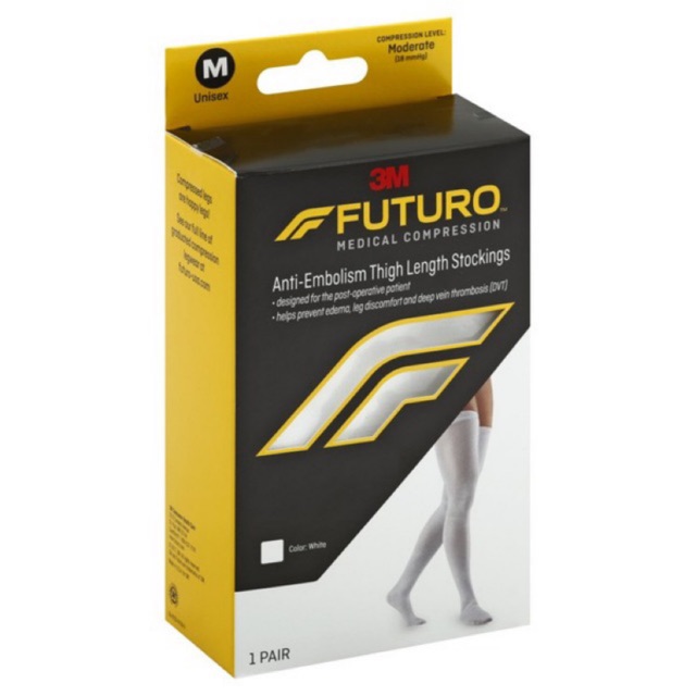 Futuro Anti-Embolism Thigh Length Closed Toe Stockings M | Shopee Malaysia