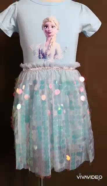 🆕 Disney Frozen 2 Princess Elsa Princess Anna Girl Kidswear One Piece 