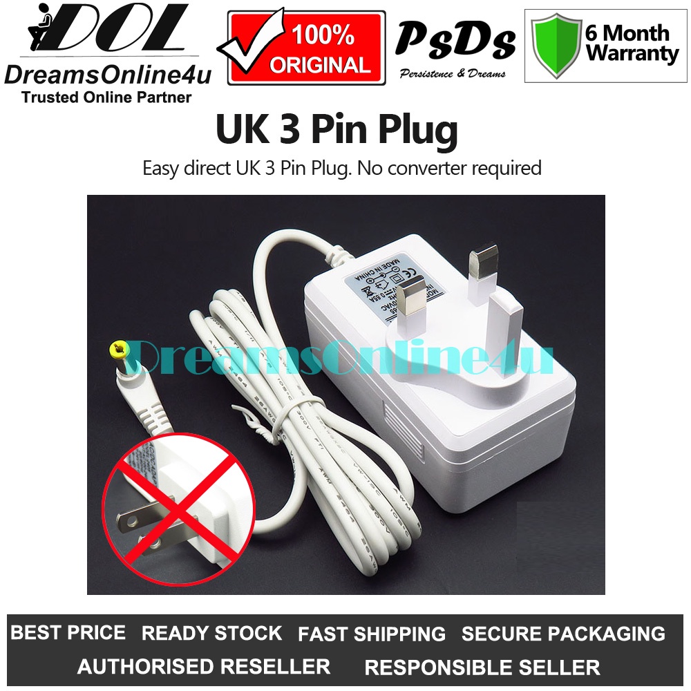 Replacement Power Adapter for Aroma Diffuser Humidifier 24V 0.65A 650mA ...