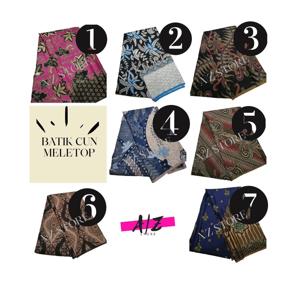 [ready Stock] Kain Batik Viral Kain Batik Corak Jawa Premium Kain