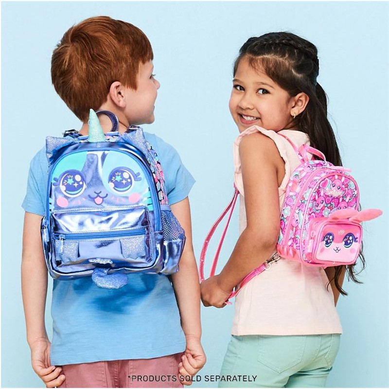 Smiggle school bag Budz Teeny Tiny Backpack backpack Purple unicorn PU bag Shopee Malaysia