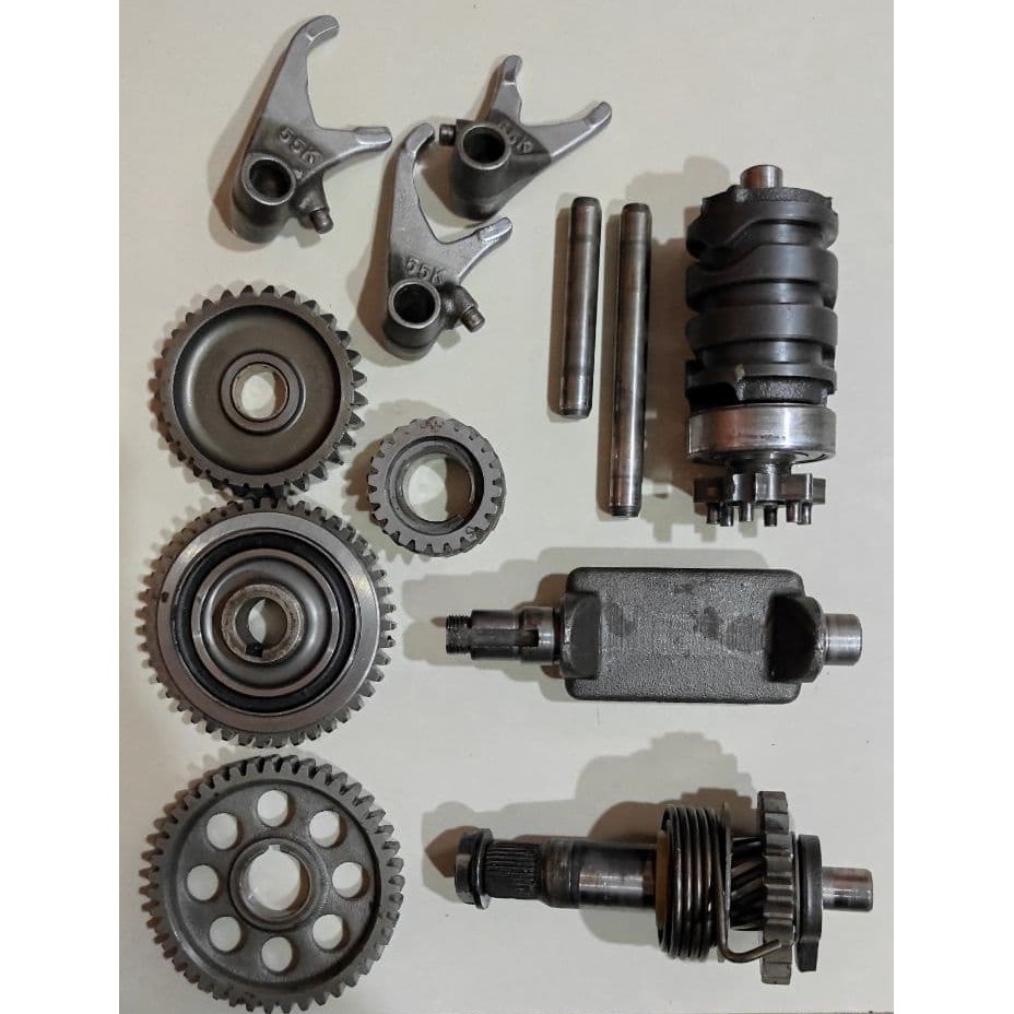 YAMAHA RXZ - BALANCER GEAR SET, 22T PRIMARY GEAR, FORK SHIFT, KICK ...