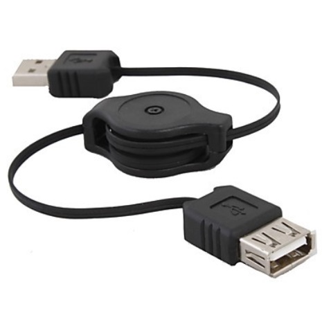 USB Retractable Extension Cable 2.0 Male to Female 70cm | Shopee Malaysia