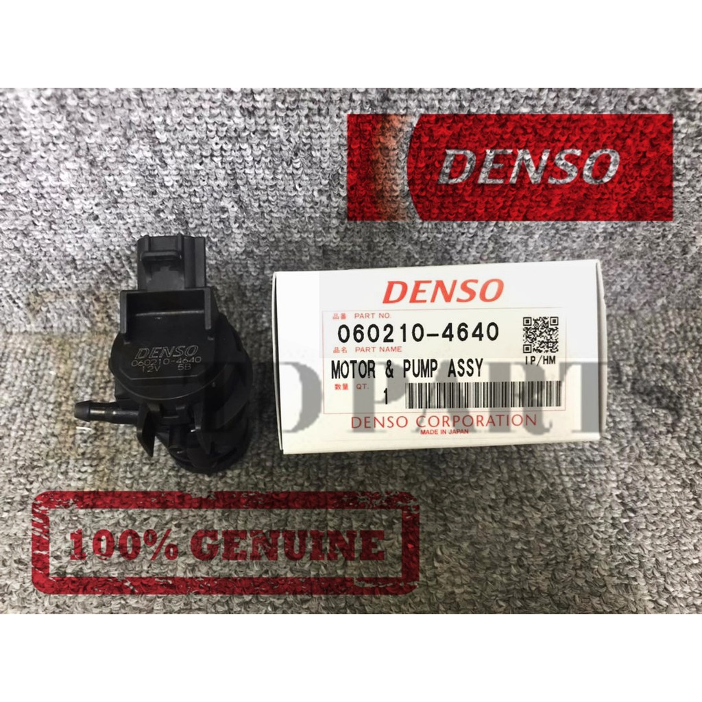 100 GENUINE DENSO WIPER WASHER MOTOR AVANZA VIOS INNOVA VIGO KUN25