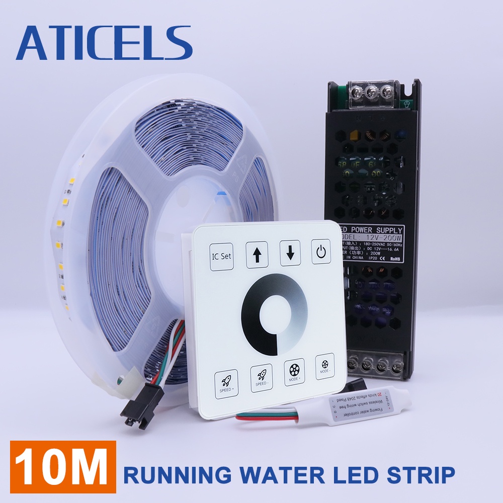 10M DC24V Running Water Flowing Light With Wireless Touch Controller ...