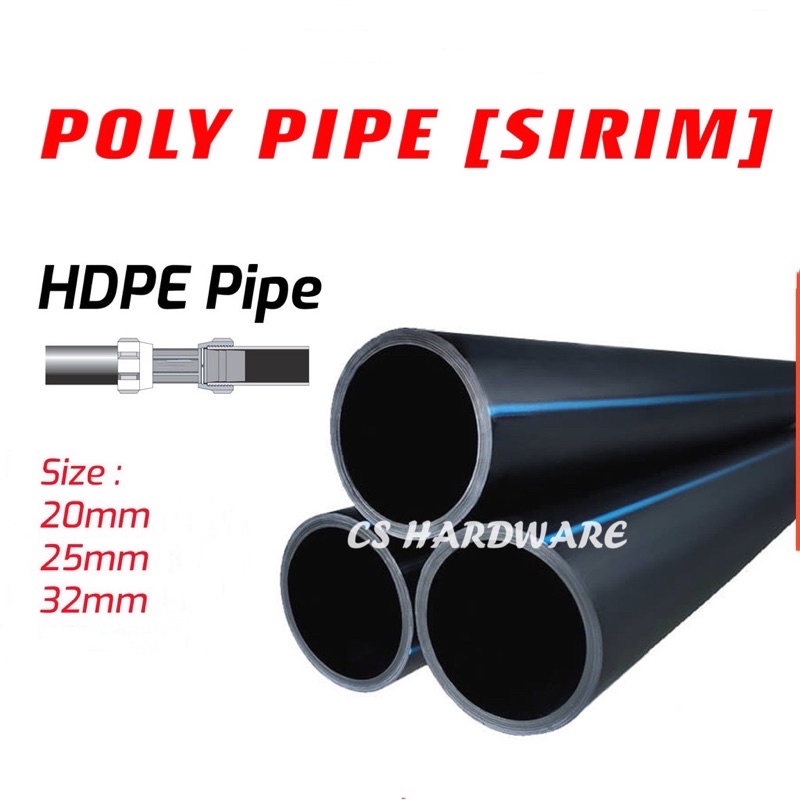 [SIRIM] HDPE Poly Pipe Irrigation system/ fertigasi Meter Shopee