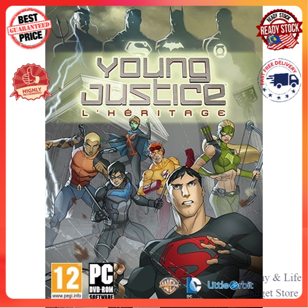 Young Justice: Legacy Offline with DVD - PC Games | Shopee Malaysia