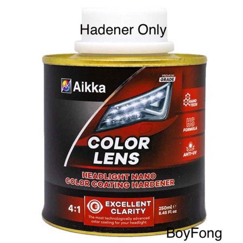 (Ready Stock) Aikka Headlight Nano Coating COLORLENS (Clearcoat Lampu