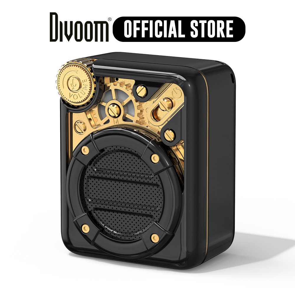 Divoom Espresso Retro Portable Radio Bluetooth Speaker -Black | Shopee ...