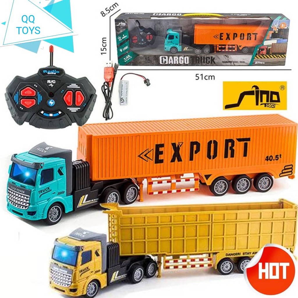 Remote Control Cargo Dump Truck with Light 4 Channel RC TRUCK | Shopee ...