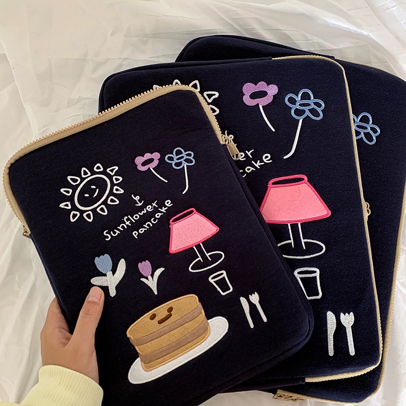 Ready stock cute soft Laptop bag Tablet Bag Korea style 13/14/15/15.6 ...